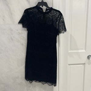 Calvin Kline LBD Velvet lace